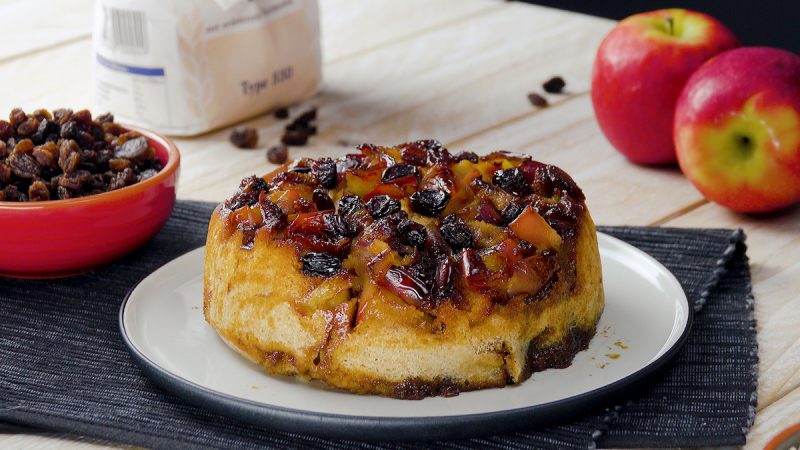Torta de maça com canela