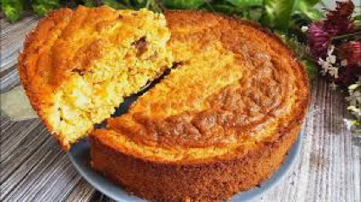 bolo de aveia , maça e cenoura