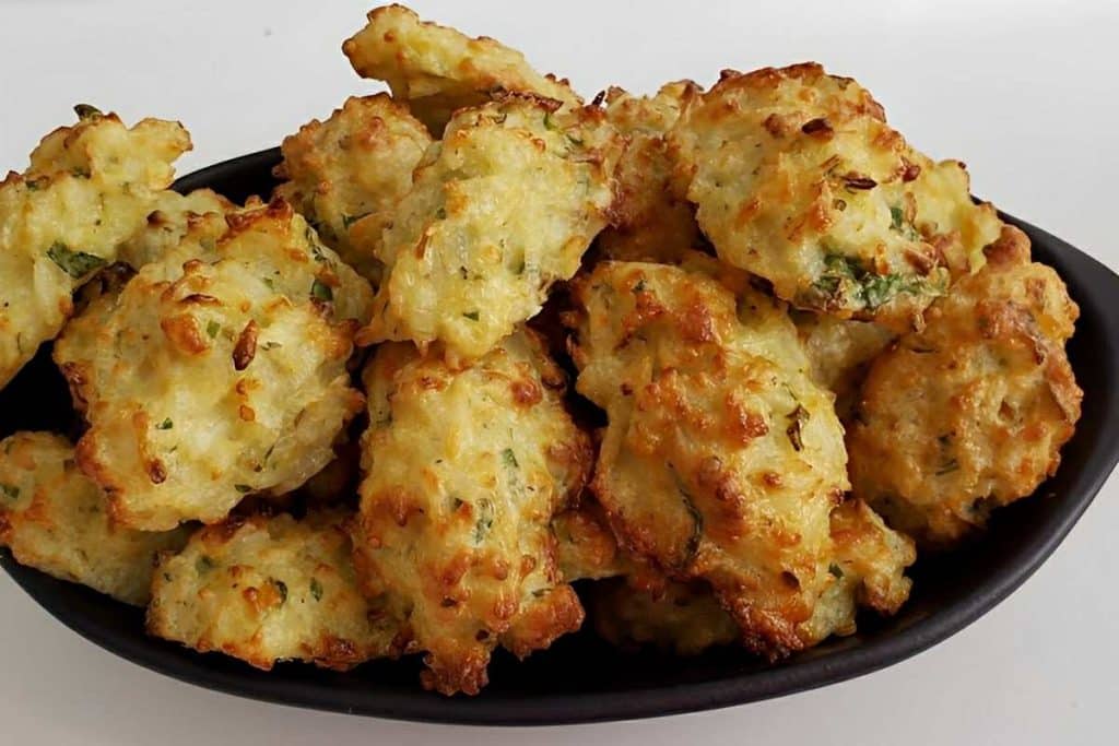 Bolinho de Abobrinha Cenoura e Batata