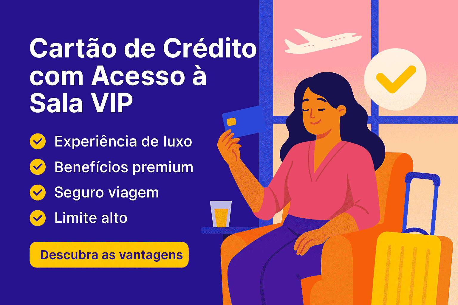 Cartão de Crédito com Acesso à Sala VIP