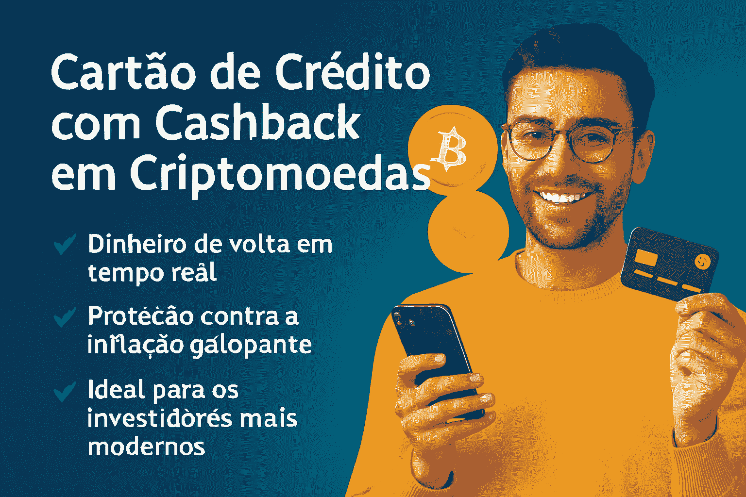 Cartão de Crédito com Cashback em Criptomoedas